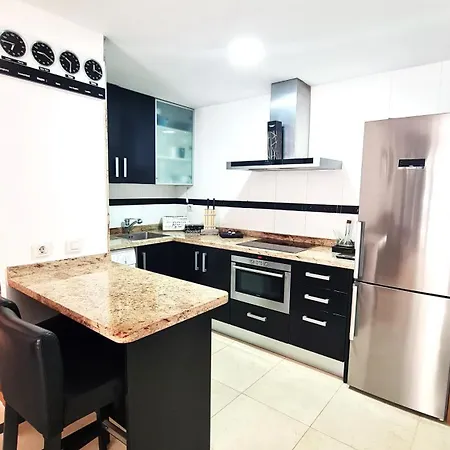 Lägenhet Luxury A40-28 With Terrace And Sea Views Valencia
